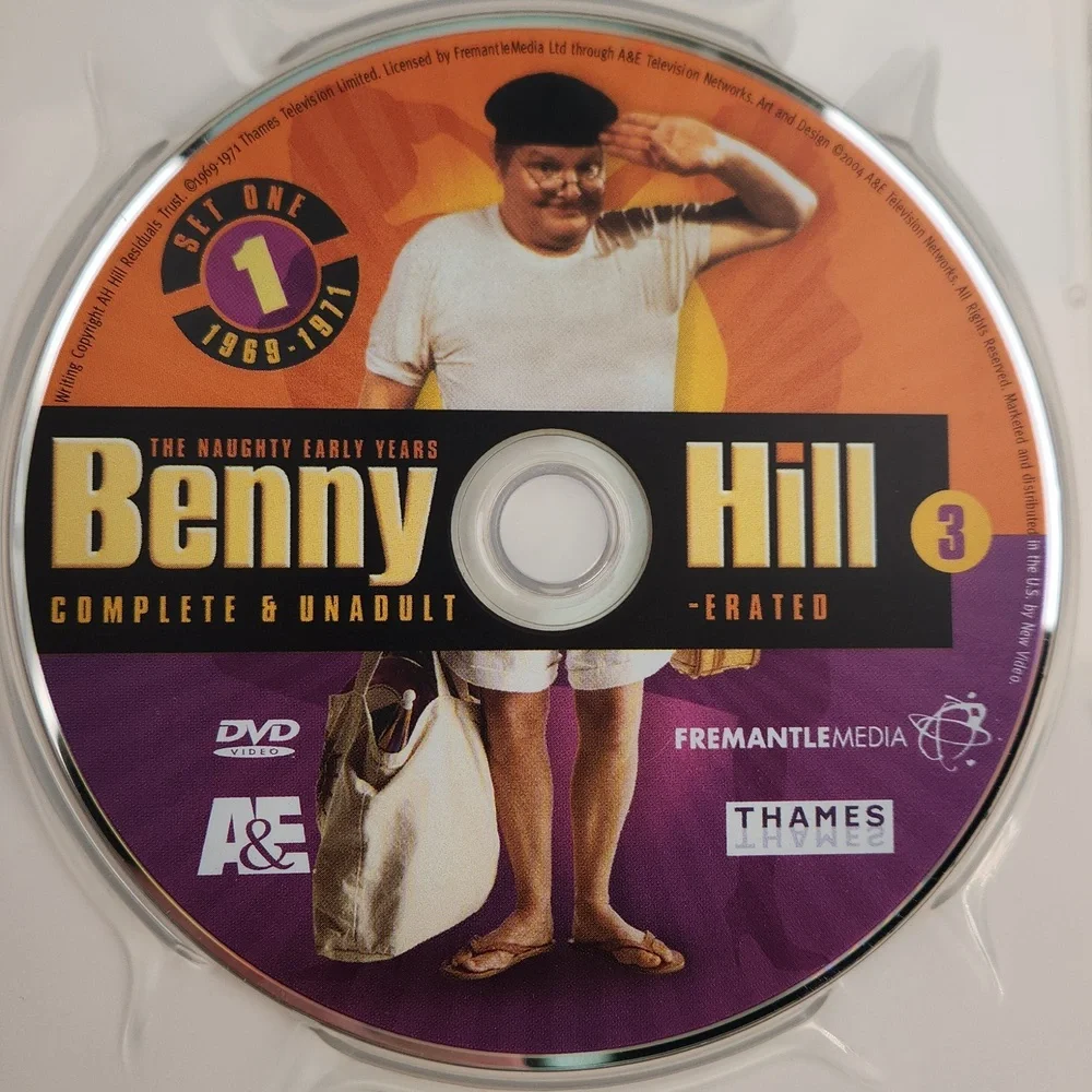 BENNY HILL The Naughty Early Years Complete and Unadulterated 3 DVD set - Picture 11 of 17